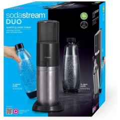 SodaStream DUO Sparkling Water Maker - Stylish Black - Create Refreshing Drinks at Home!